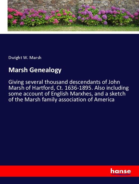 Knjiga Marsh Genealogy 