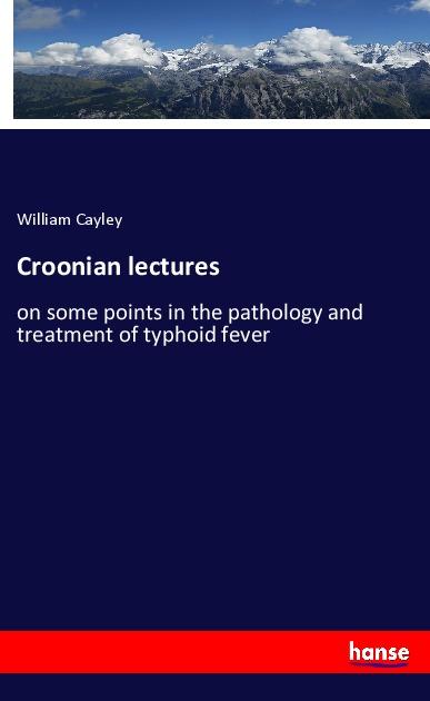 Knjiga Croonian lectures 