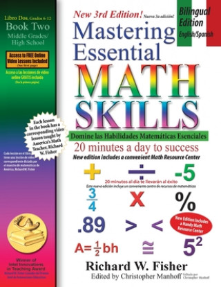 Könyv Mastering Essential Math Skills Book 2, Bilingual Edition - English/Spanish 