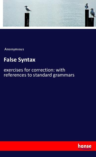 Knjiga False Syntax 