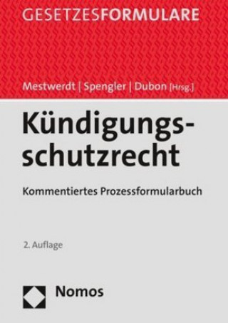 Kniha Kündigungsschutzrecht Bernd Spengler