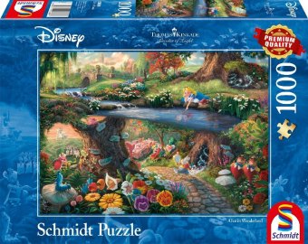 Játék Disney, Alice im Wunderland (Puzzle) Thomas Kinkade