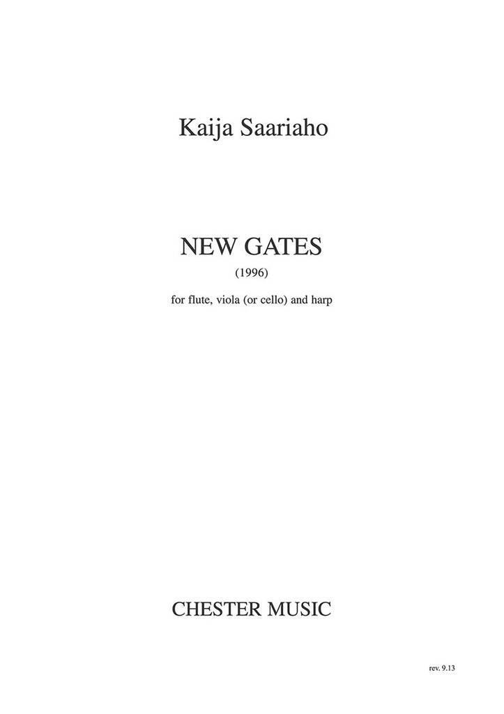 Book NEW GATES KAIJA SAARIAHO