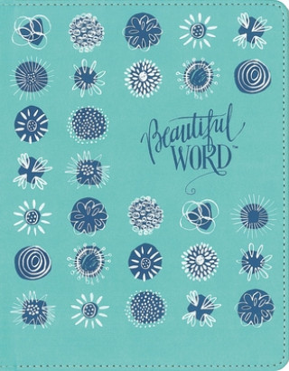 Książka NIV, Beautiful Word Coloring Bible for Girls Pencil/Sticker Gift Set, Updated, Leathersoft over Board, Teal, Comfort Print 