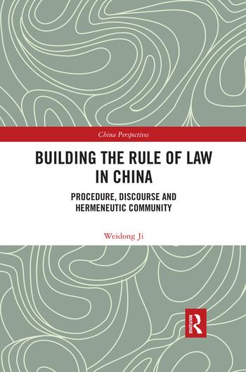 Kniha Building the Rule of Law in China Ji