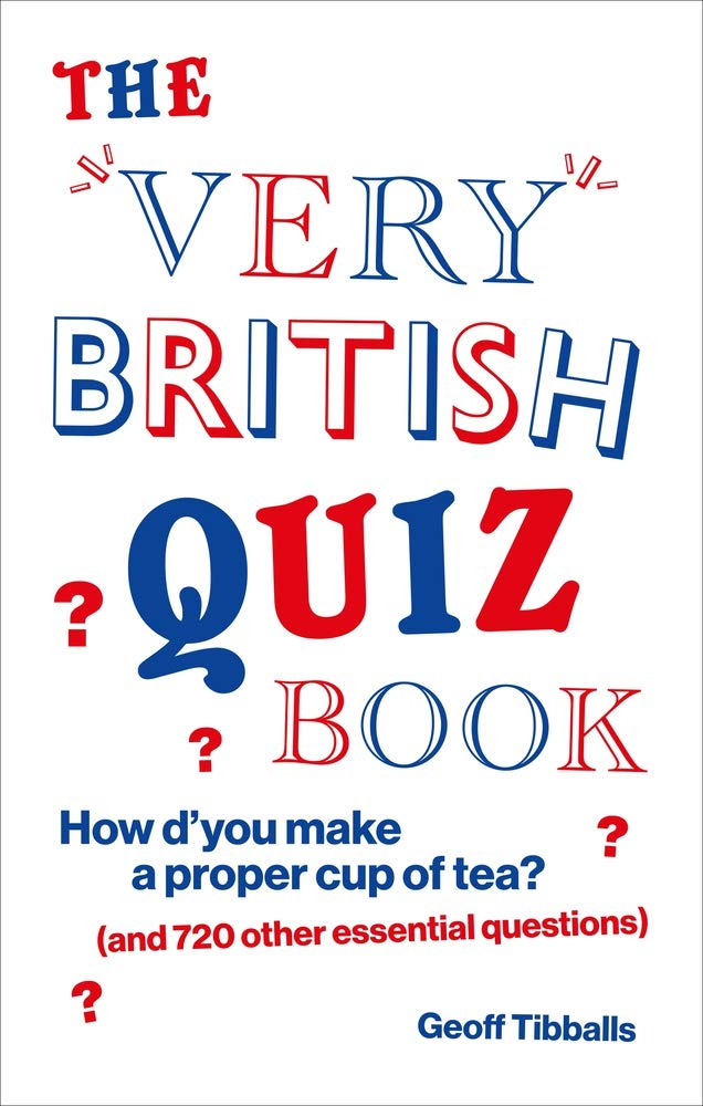 Carte Very British Quiz Book Geoff Tibballs