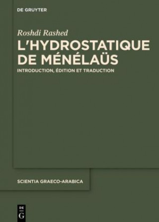 Книга L'Hydrostatique de Menelaus Roshdi Rashed