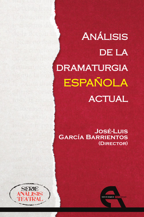 Книга Análisis de la dramaturgia española actual JOSE LUIS GARCIA BARRIENTOS
