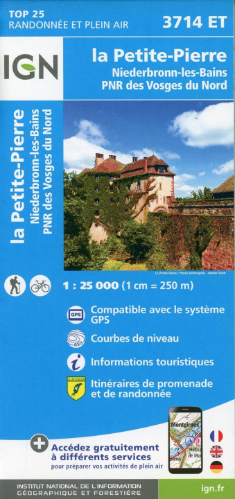 Tlačovina 3714ET La Petite Pierre-Niederbronn-les-Bains.PNR des Vosges du Nord 
