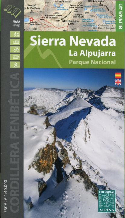 Nyomtatványok SIERRA NEVADA LA ALPUJARRA MAP&HIKING 