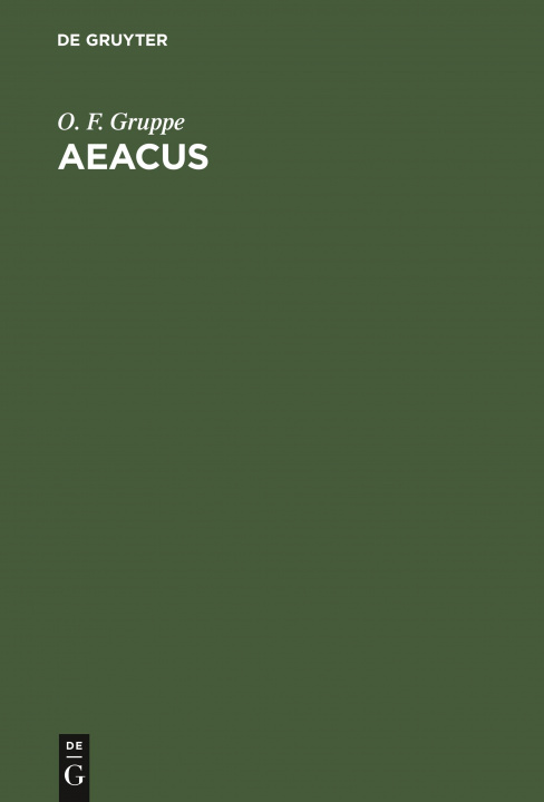 Knjiga Aeacus O. F. Gruppe