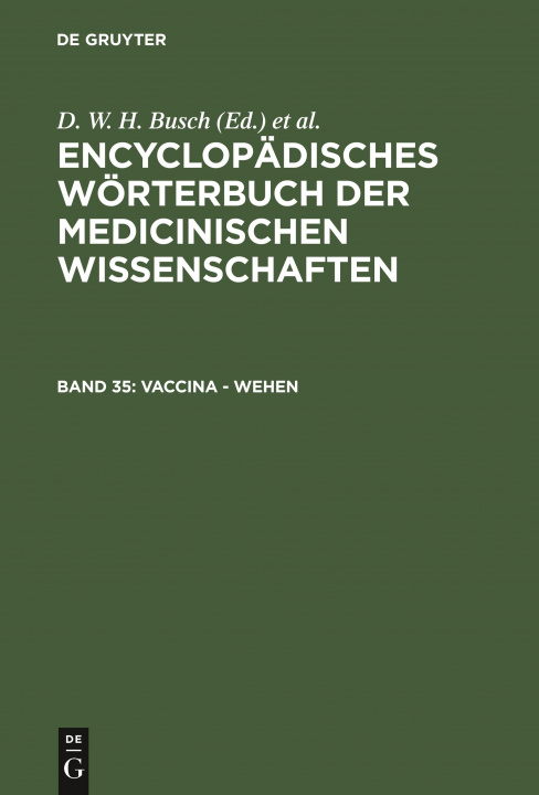 Kniha Vaccina - Wehen J. F. Diffenbach