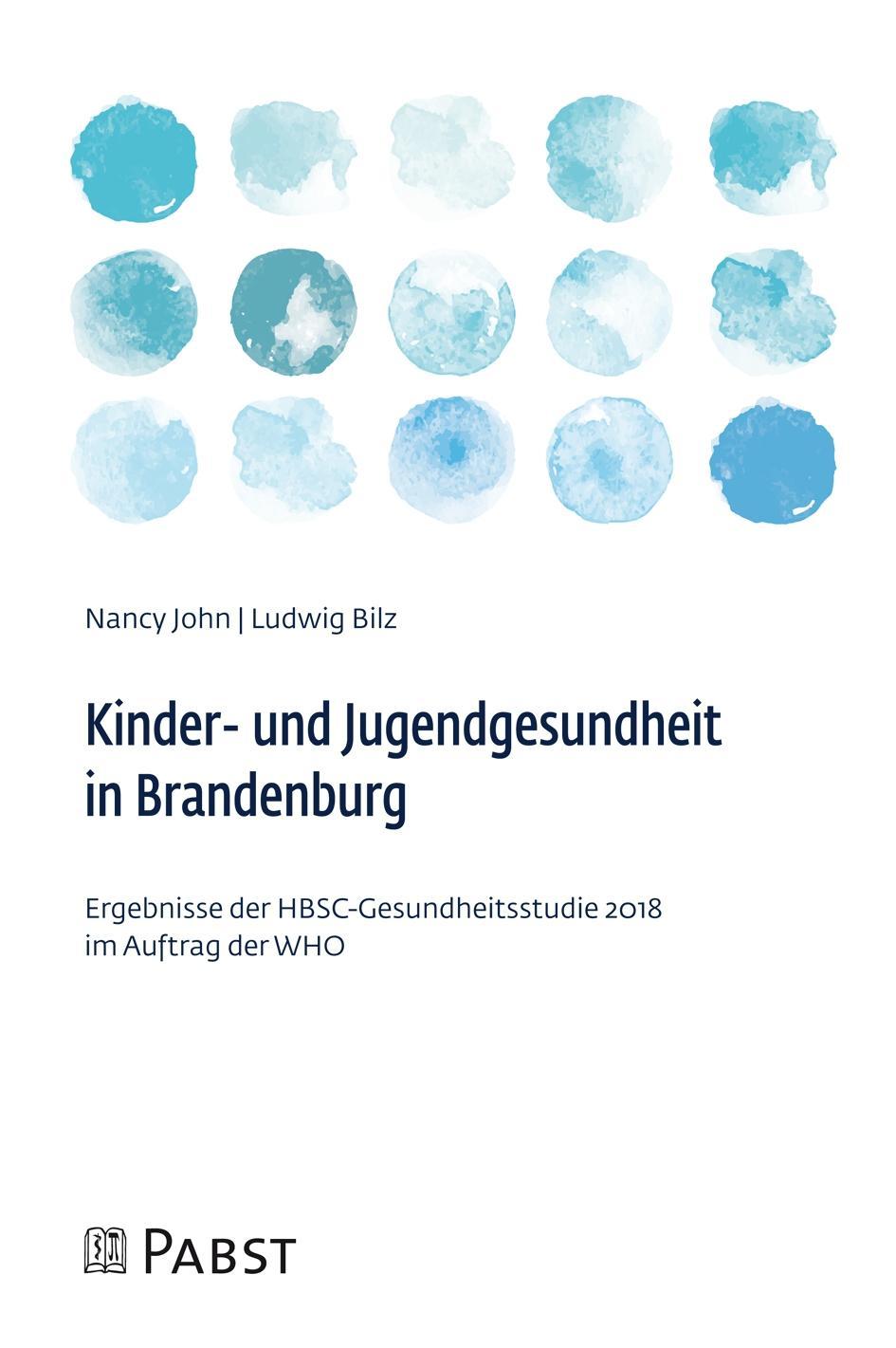 Buch Kinder- und Jugendgesundheit in Brandenburg Ludwig Bilz