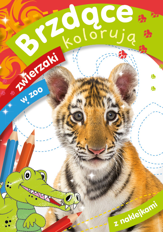 Könyv Brzdące kolorują zwierzaki w zoo Zofia Zabrzeska