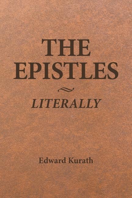 Libro The Epistles Literally Edward Kurath