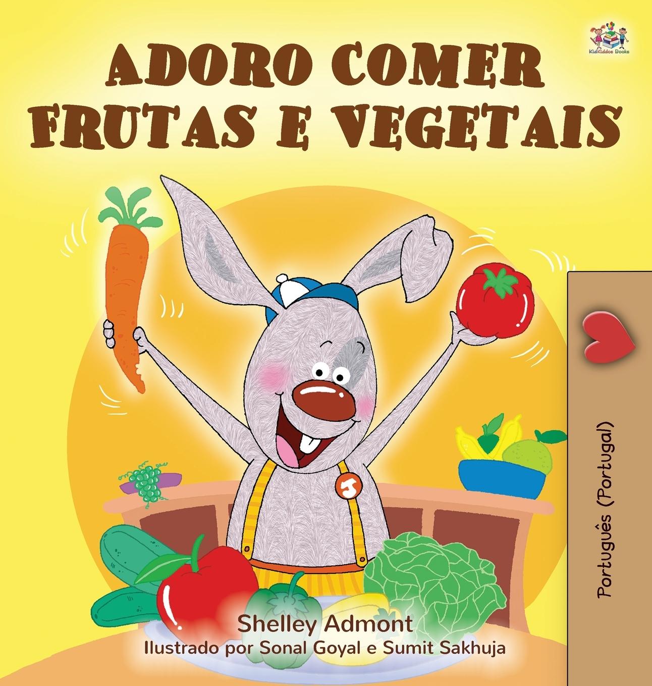 Kniha I Love to Eat Fruits and Vegetables (Portuguese Edition- Portugal) Kidkiddos Books