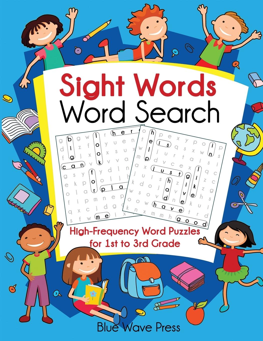 Knjiga Sight Words Word Search Blue Wave Press