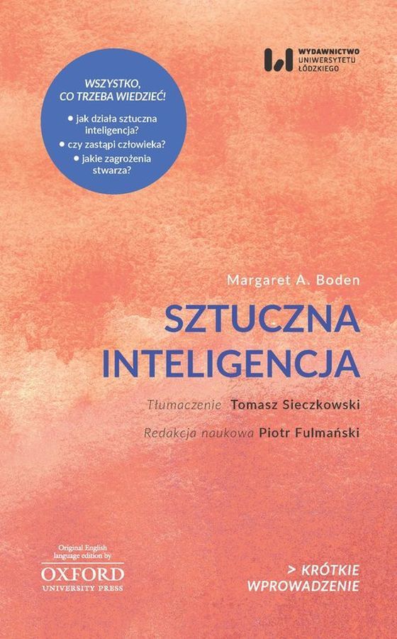 Könyv Sztuczna inteligencja Boden Margaret A.