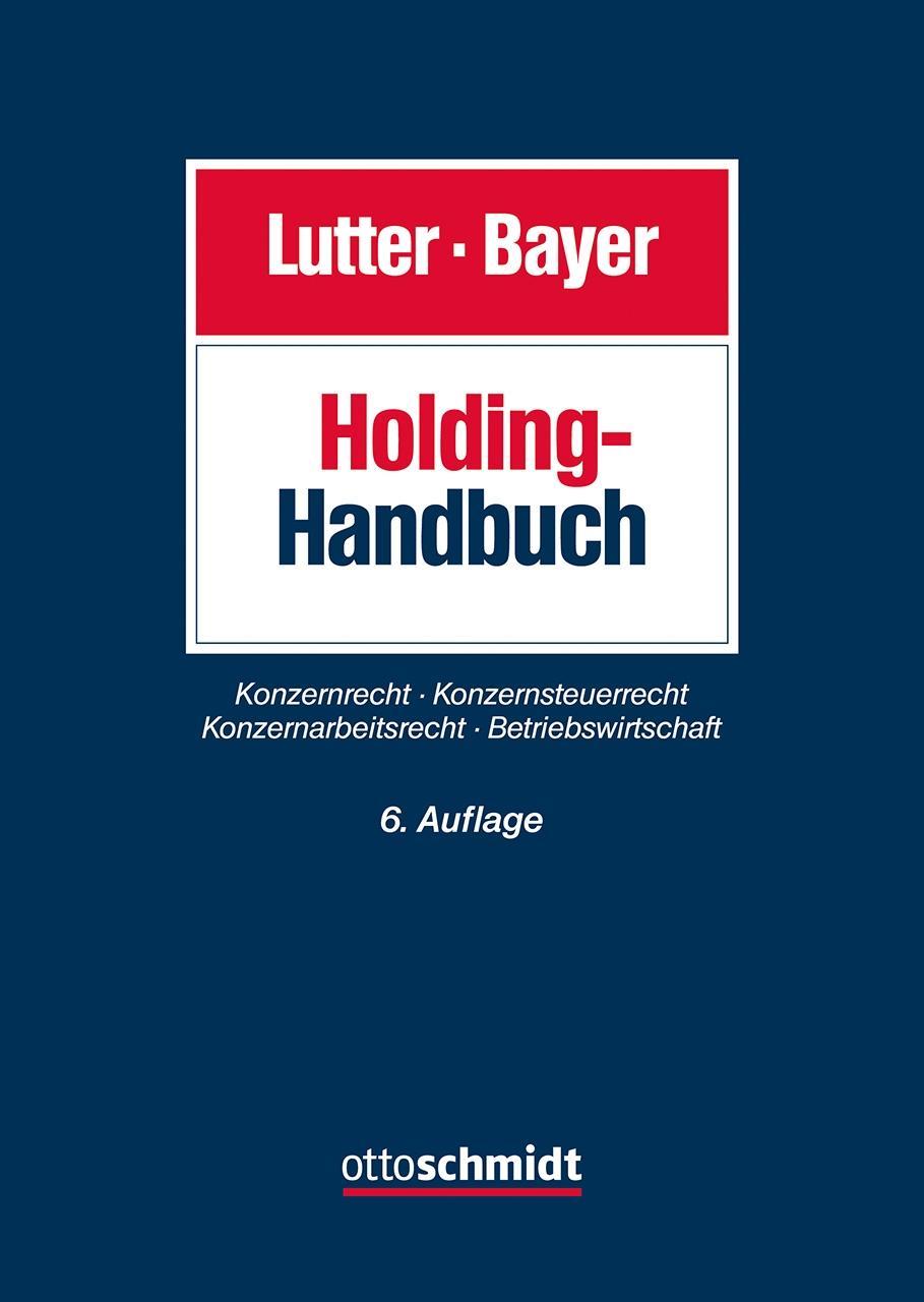 Kniha Holding-Handbuch Marcus Lutter