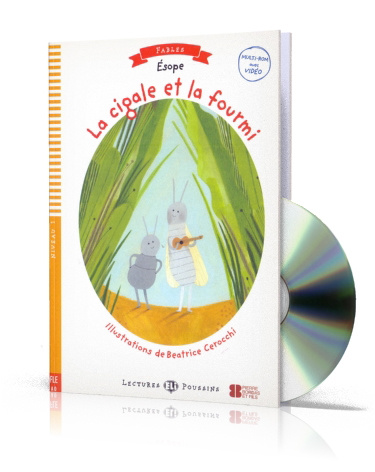 Kniha Lectures ELI Poussins 1/A0: La cigale et la fourmi + Downloadable multimedia Dominique Guillemant