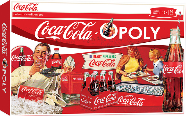 Gra/Zabawka Coca Cola Opoly Masterpieces