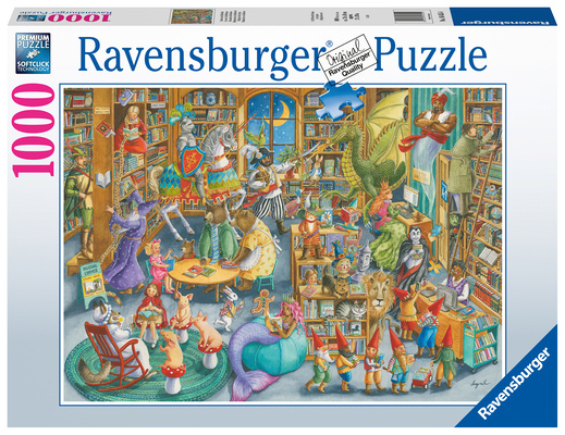 Joc / Jucărie Midnight at the Library 1000 PC Puzzle Ravensburger