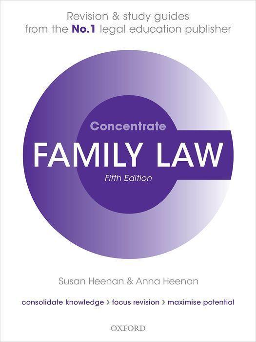 Könyv Family Law Concentrate SUSAN; HEENA HEENAN