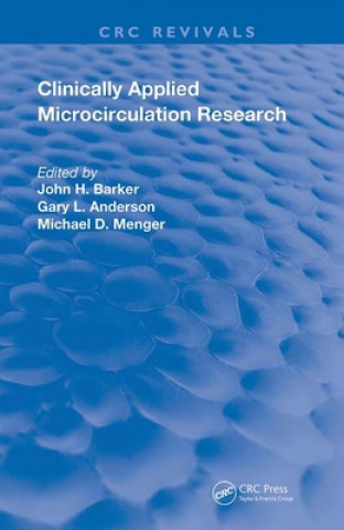 Libro Clinically Applied Microcirculation Research John H. Barker