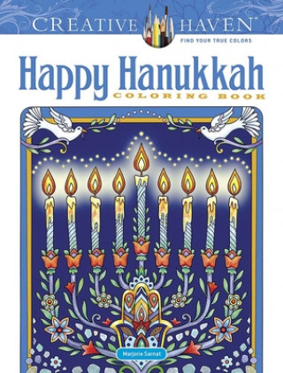 Kniha Creative Haven Happy Hanukkah Coloring Book Marjorie Sarnat
