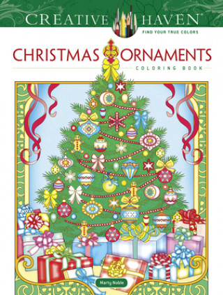 Kniha Creative Haven Christmas Ornaments Coloring Book Marty Noble
