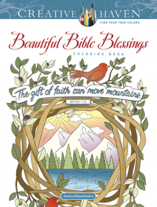 Kniha Creative Haven Beautiful Bible Blessings Coloring Book Jessica Mazurkiewicz