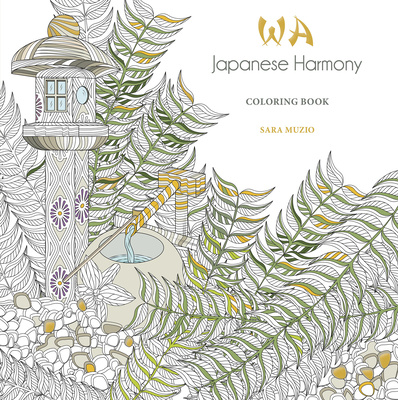 Book Japanese Harmony Coloring Book: Anti-Stress Coloring Book Sara Muzio