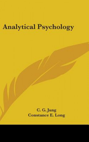 Książka Analytical Psychology C. G. Jung