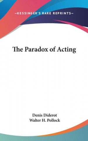 Book The Paradox of Acting Denis Diderot