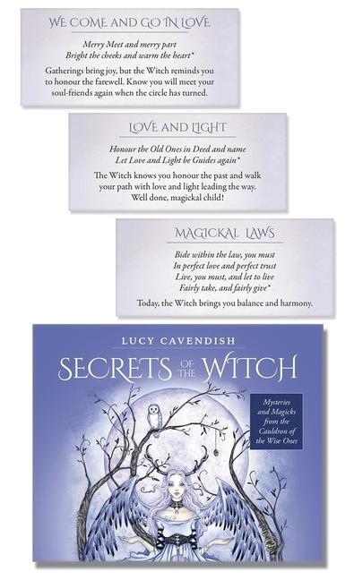 Játék Secrets of the Witch Affirmation Deck: Magickal Inspiration for Everyday Enchantment Lucy Cavendish