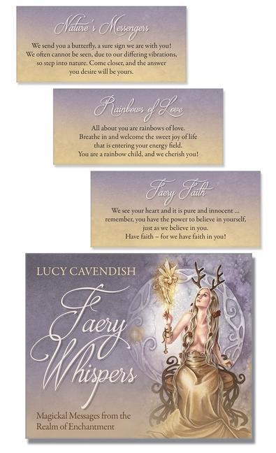 Joc / Jucărie Faery Whispers Affirmation Deck: Magickal Messages from the Realm of Enchantment Lucy Cavendish