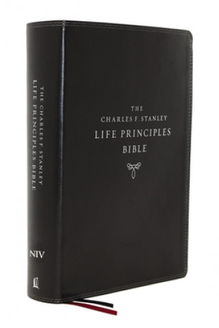 Kniha Niv, Charles F. Stanley Life Principles Bible, 2nd Edition, Leathersoft, Black, Comfort Print: Holy Bible, New International Version Thomas Nelson