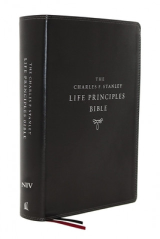 Książka Niv, Charles F. Stanley Life Principles Bible, 2nd Edition, Leathersoft, Black, Comfort Print: Holy Bible, New International Version Thomas Nelson