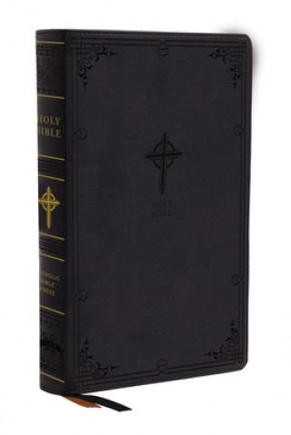 Carte Nabre, New American Bible, Revised Edition, Catholic Bible, Large Print Edition, Leathersoft, Black, Comfort Print: Holy Bible Catholic Bible Press