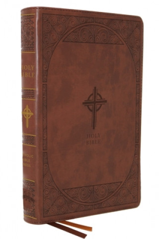 Book Nabre, New American Bible, Revised Edition, Catholic Bible, Large Print Edition, Leathersoft, Brown, Comfort Print: Holy Bible Catholic Bible Press