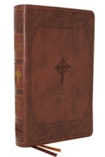 Carte Nabre, New American Bible, Revised Edition, Catholic Bible, Large Print Edition, Leathersoft, Brown, Comfort Print: Holy Bible Catholic Bible Press
