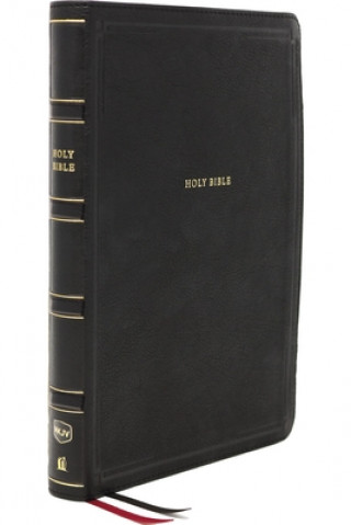 Carte NKJV, Deluxe Reference Bible, Center-Column Giant Print, Leathersoft, Black, Red Letter, Thumb Indexed, Comfort Print 