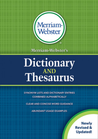 Carte MerriamWebster's Dictionary and Thesaurus Merriam-Webster