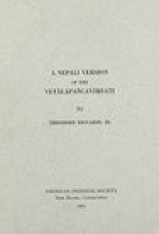 Carte Nepali Version Vetalapancavimsati Theodore Riccardi