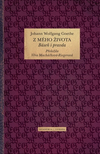 Kniha Z mého života Johann Wolfgang Goethe
