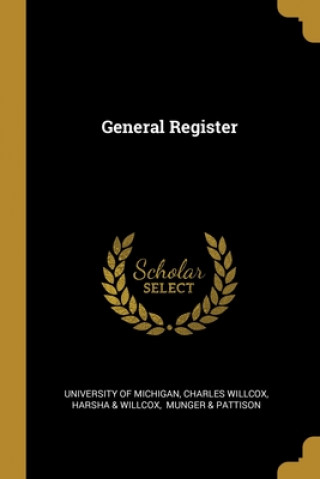 Book General Register University Of Michigan