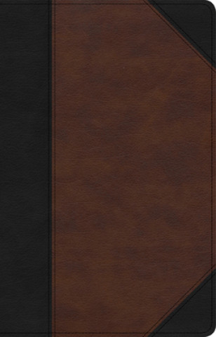 Knjiga CSB Large Print Personal Size Reference Bible, Black/Brown Leathertouch Csb Bibles by Holman