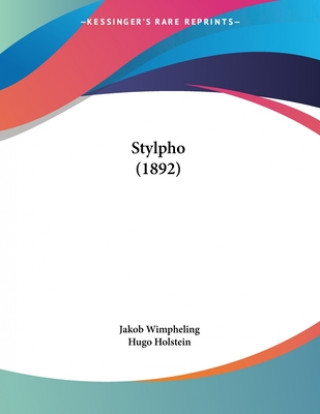 Libro Stylpho (1892) Jakob Wimpheling