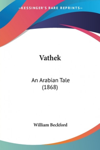 Carte Vathek: An Arabian Tale (1868) William Beckford