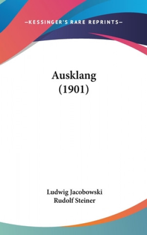 Libro Ausklang (1901) Ludwig Jacobowski